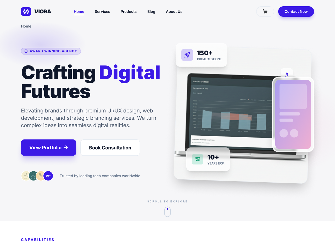 Website template